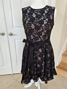 midi brunch dress Date Mixed Media Floral Tiered - Pink Multi True to size ad All black outfit Size & Color:[Black] 43 EU /26.6-27 cm Enchanted